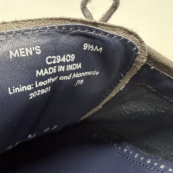 Cole Haan Grand Warner Shoes Mens 9.5 Gray Leather Classic Oxford Derby Dress - Picture 13 of 16